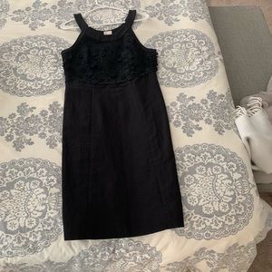 Anthropology black dress